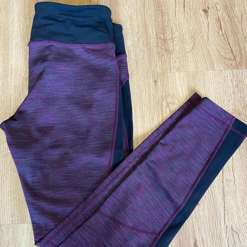 Purple leggings